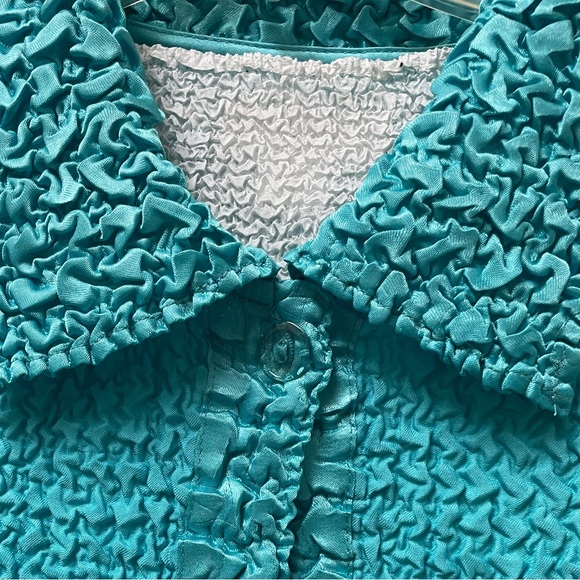 Vintage 2 piece ribbon knit sweater and shell - Picture 7 of 11